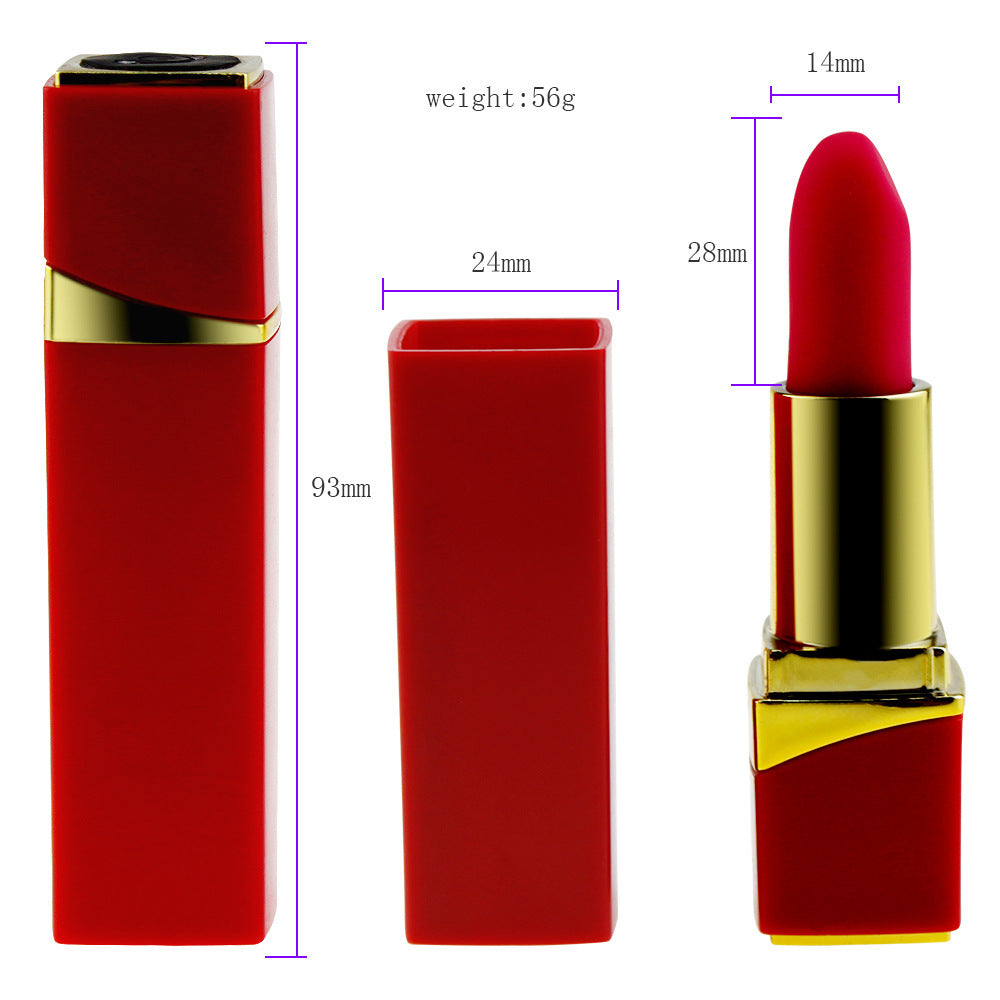 Rose Lipstick Vibrator-EROSREALM