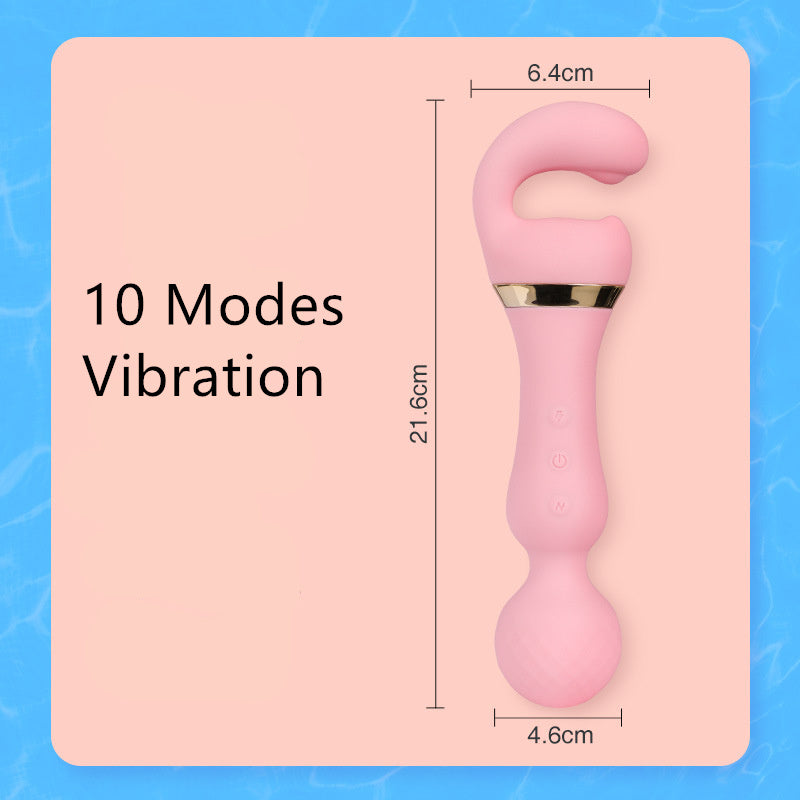 Clitoris G-spot Magic Wand Vibrator-EROSREALM