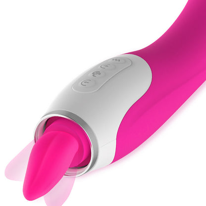 Tongue Rechargeable Clitorals Sucking & Vibrating Machine-EROSREALM