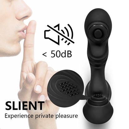 Wireless Remote Control 3-point Stimulating Prostate Vibrator-EROSREALM