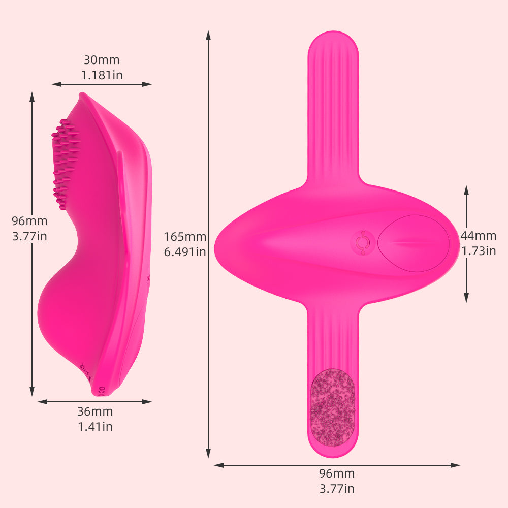 Velcro 3-in-1 Wireless Remote Control Invisible Panty Suction Vibrator-EROSREALM