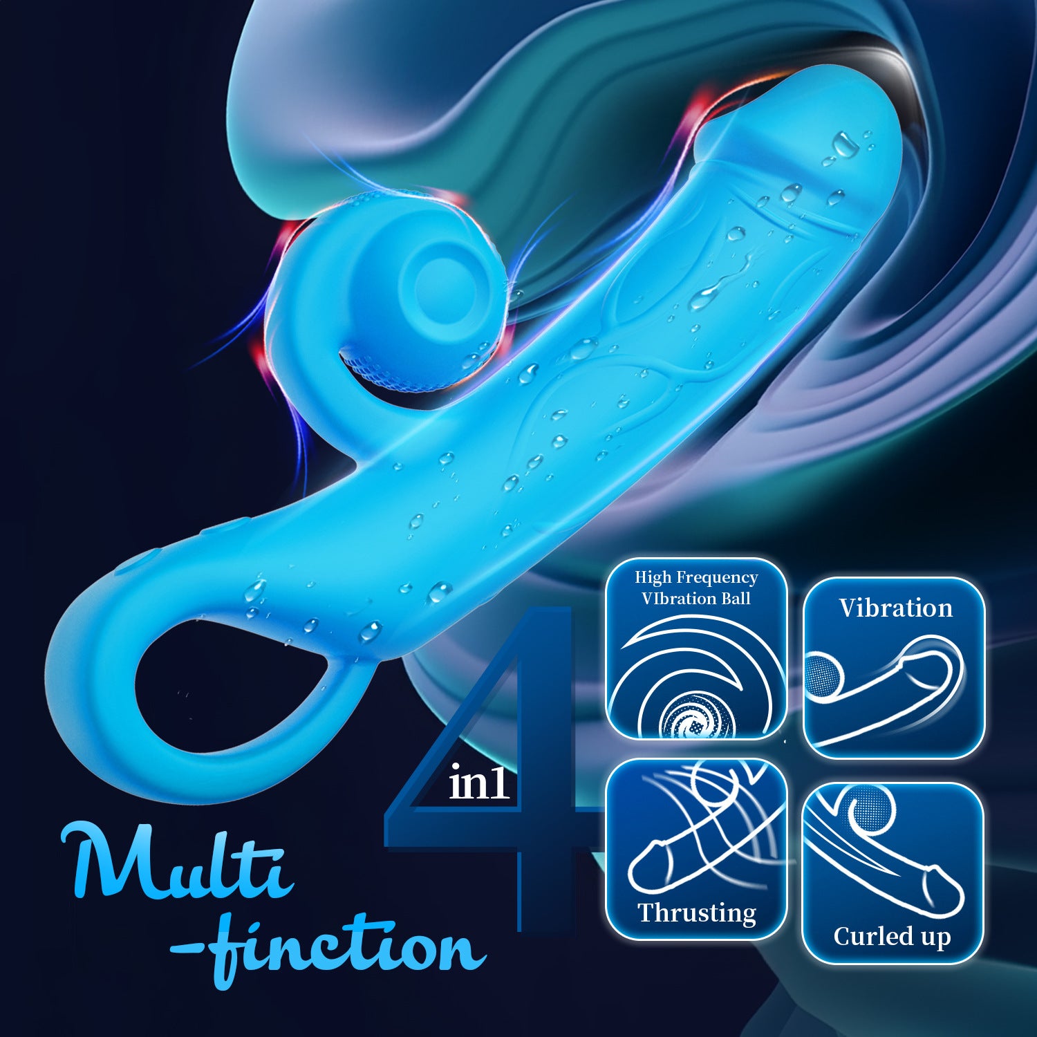 Snail 4-in-1 Clit Stimulator & G-spot Vibrator-EROSREALM