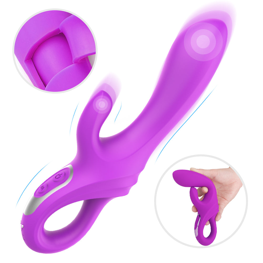 Daggers Dual-motor 9 Vibration Rabbit Vibrator-EROSREALM