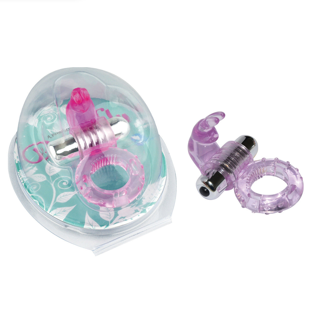 7 Frequency Small Rabbit Vibrating Cock Ring Sex Toy For Couples-EROSREALM