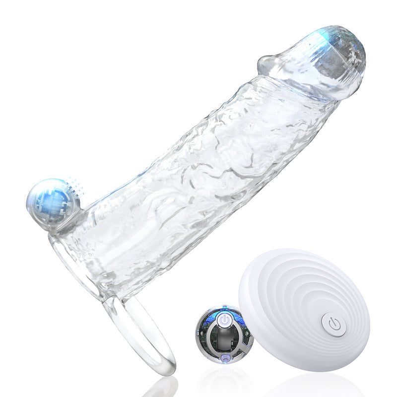 Wireless Remote Controlled Penis Sleeve Delay Ejaculation-EROSREALM