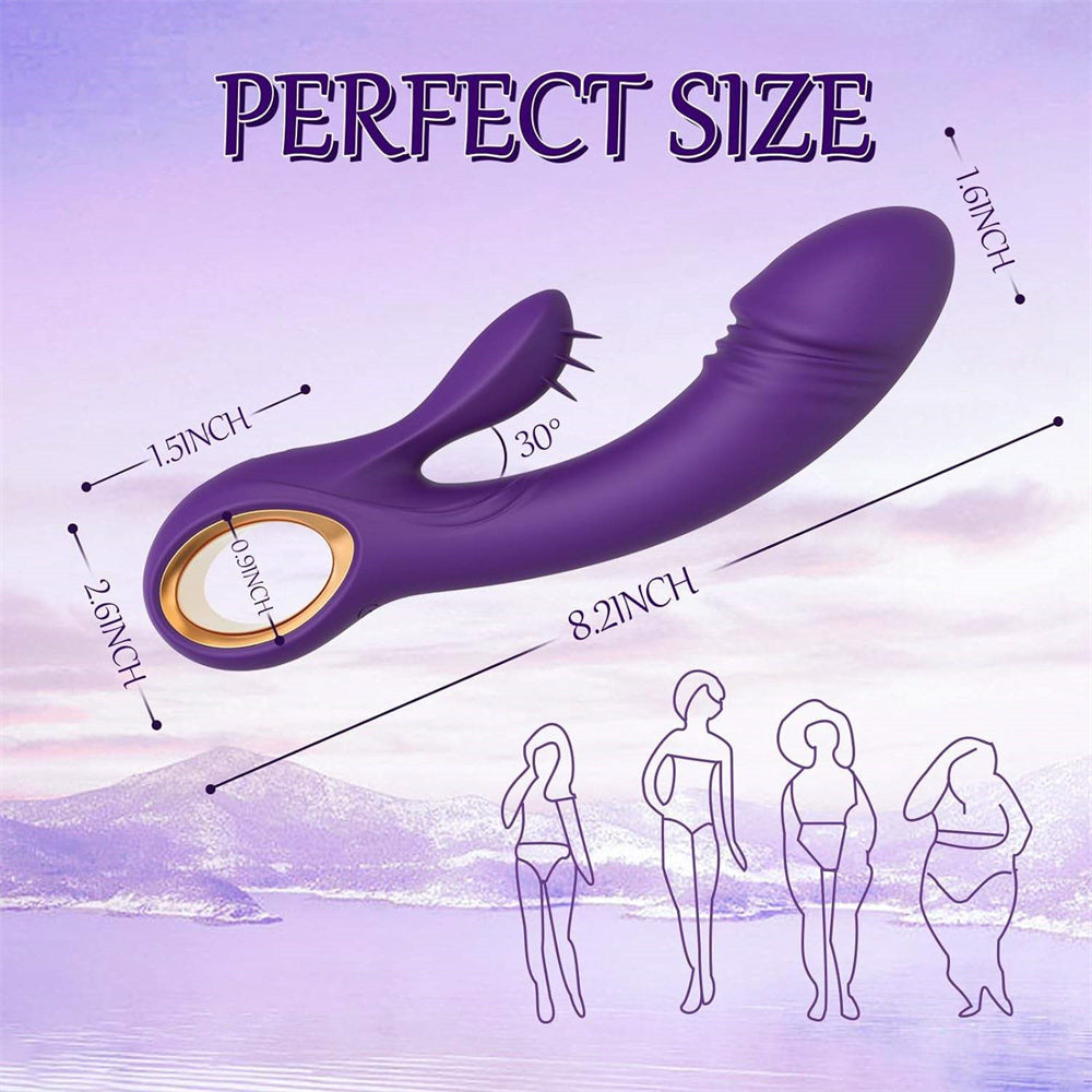 Simulated Penile Massage Shaker G-point Clitoral Stimulation. Masturbation. Thrusting And Thrusting For Both Ends In Seconds. Adult And Playful Female Use-EROSREALM