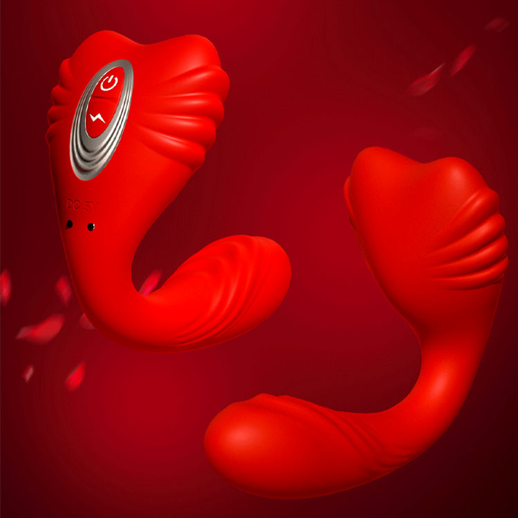 Heart Shaped Wearable G Spot Clitoris Stimulator With Remote Control-EROSREALM