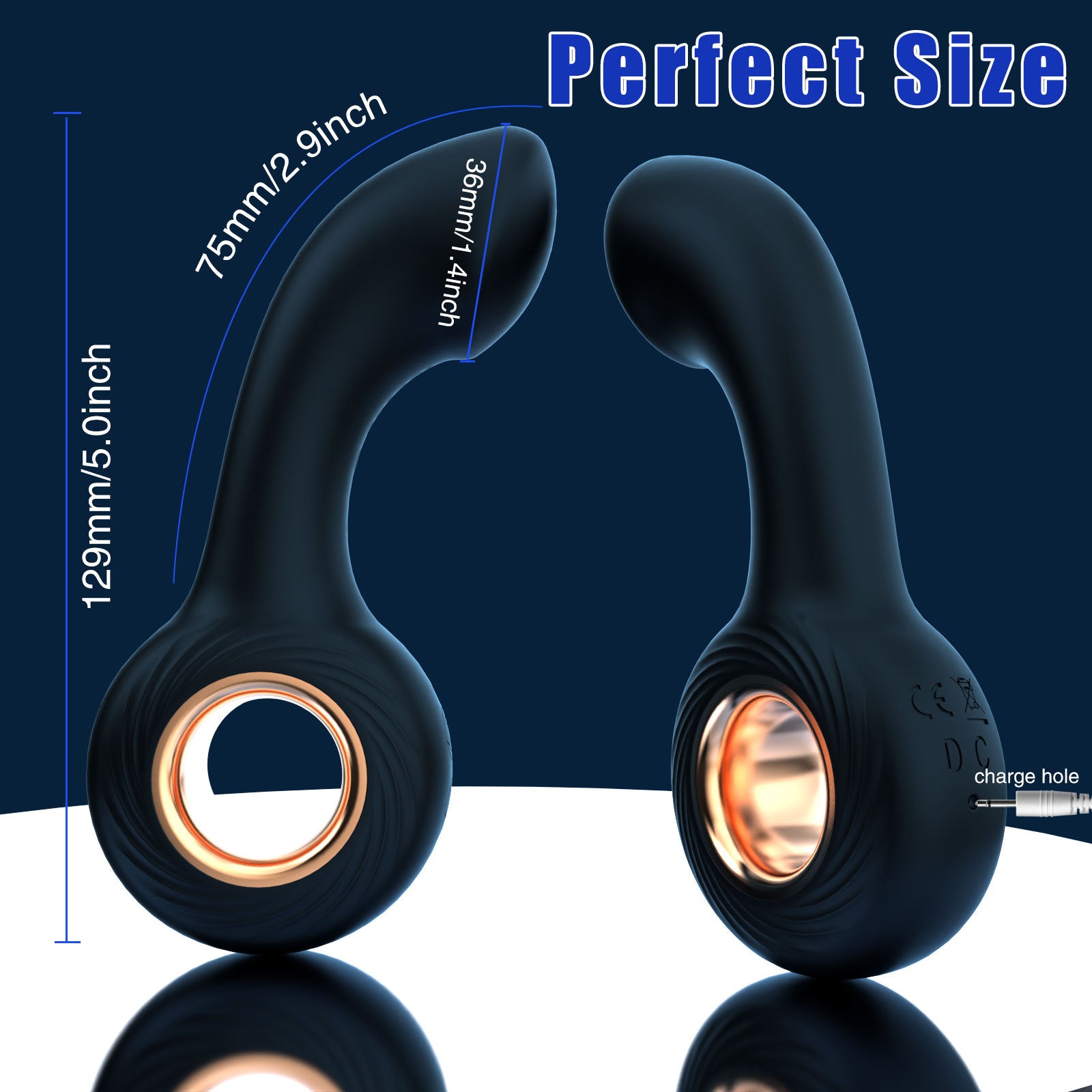 Manual Control Vibrating Prostate Massager-EROSREALM