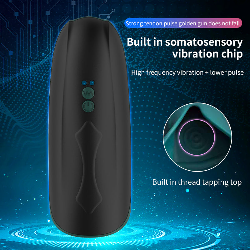 App Remote Control Vibrating Penis Trainer-EROSREALM