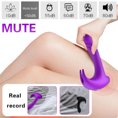 Tapping Vibration Double Pleasure Hammer Vibrator G-spot Clitoris Massager-EROSREALM