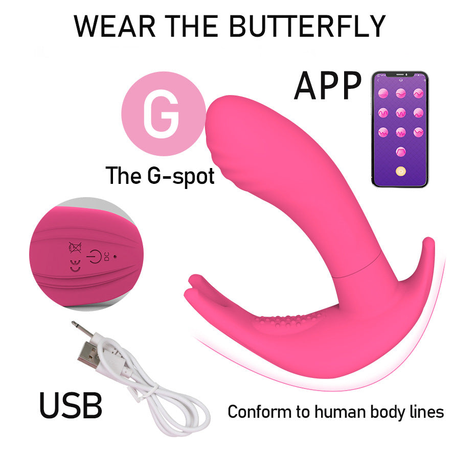 Wearing Butterfly App Remote Control Women Sex Products-EROSREALM