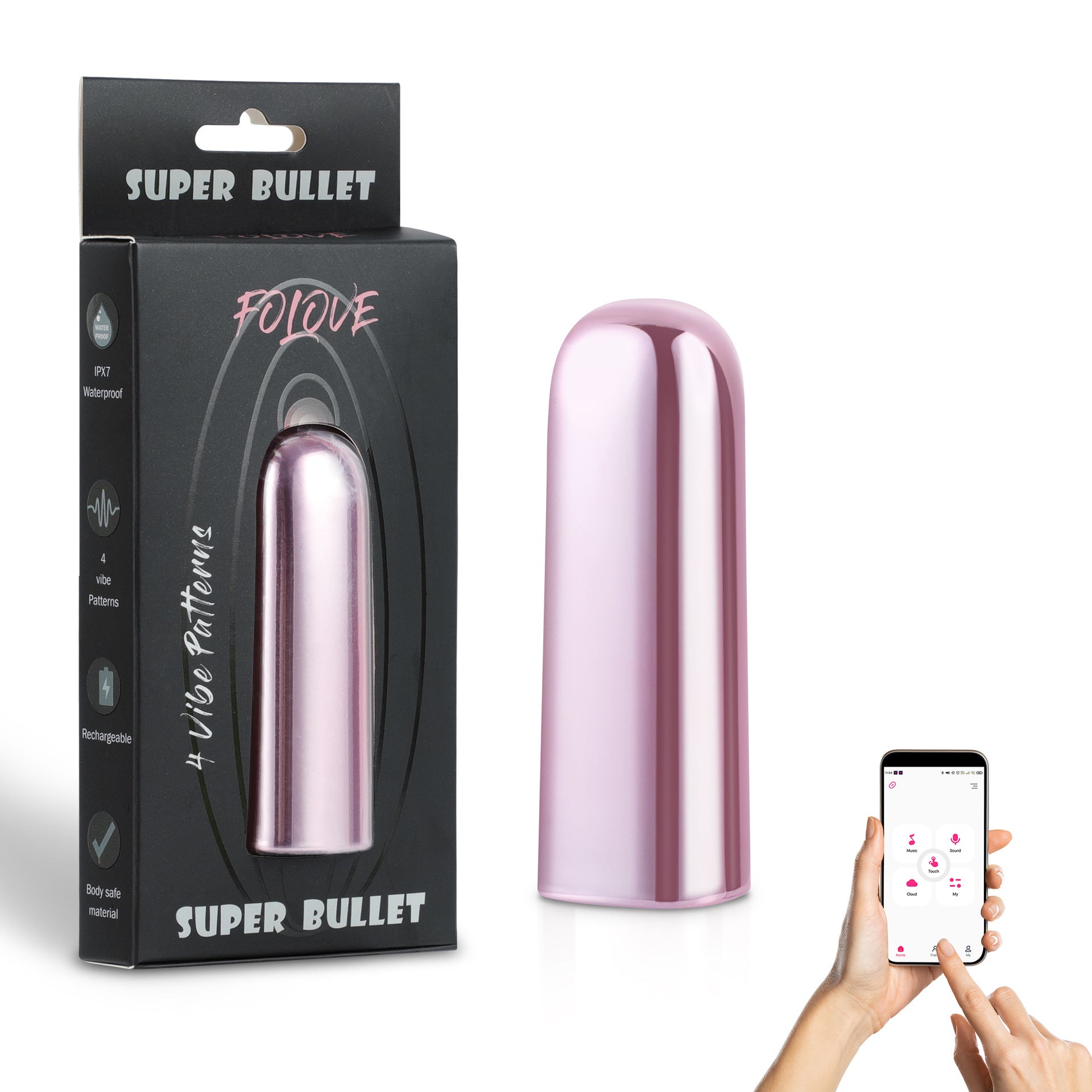 Remote control bullet vibrator-EROSREALM