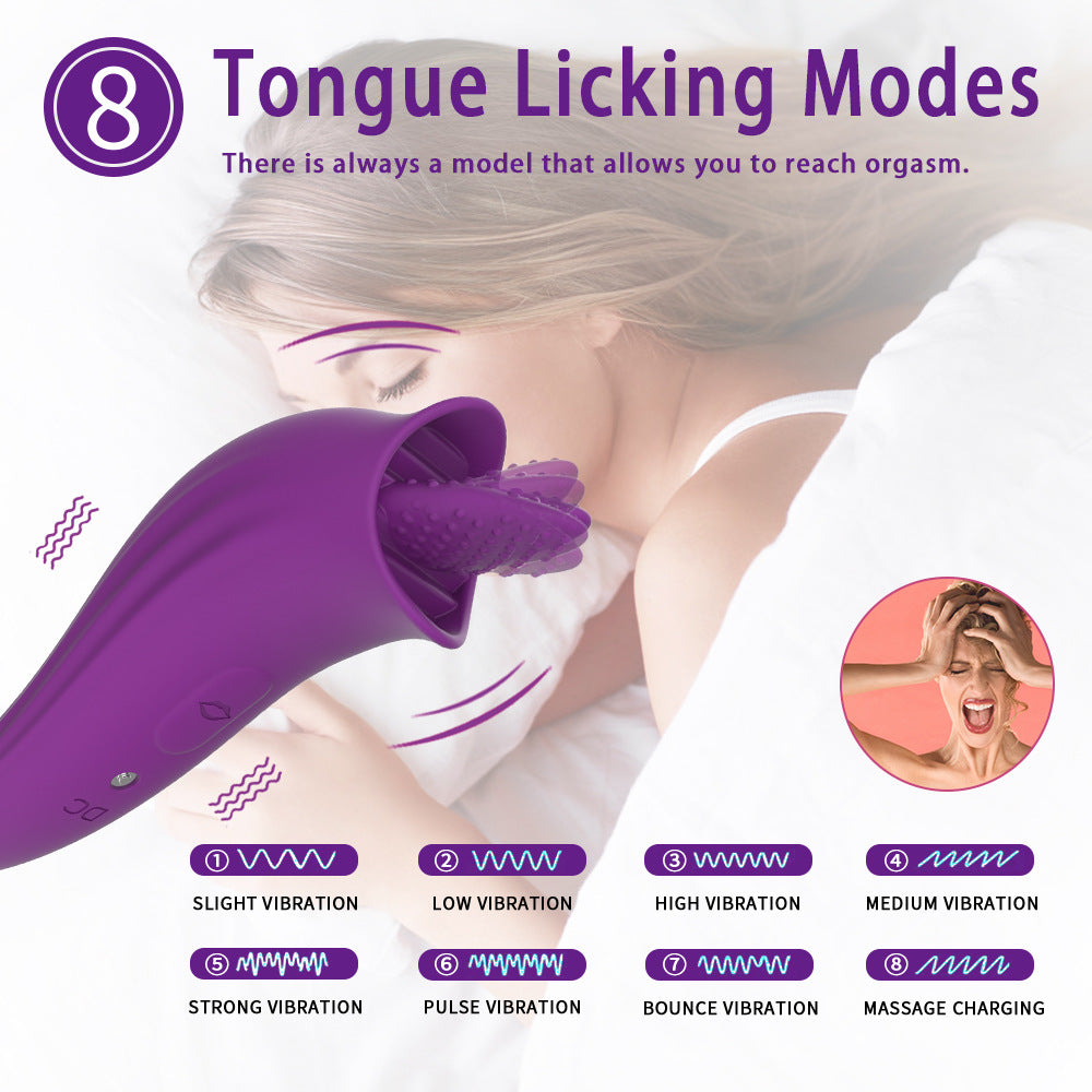 tongue licking vibrator-EROSREALM