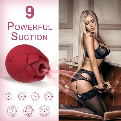 Dora Rose Vibrator With 9 Sucking Modes-EROSREALM