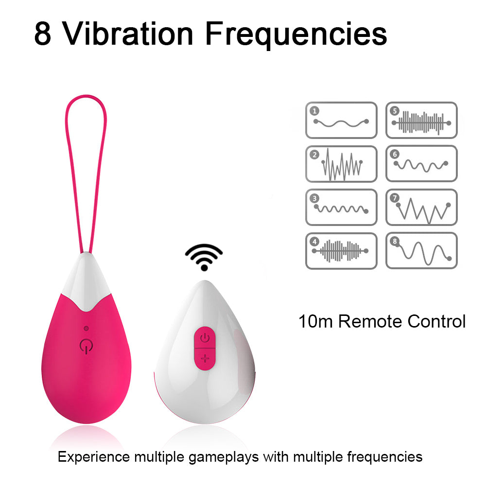 Wireless Remote Control Water Drop Vibrating Egg-EROSREALM