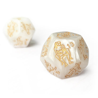 4pcs Acrylic Love Game Dice-EROSREALM