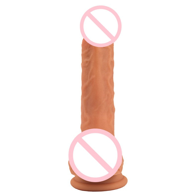 Realistic Vibrating Swinging Silicone Dildo with Suction Cup-EROSREALM