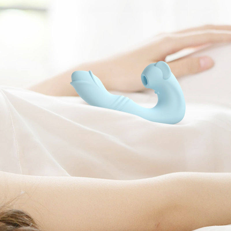 Dumbo 2-in-1 Suction Vibrator-EROSREALM