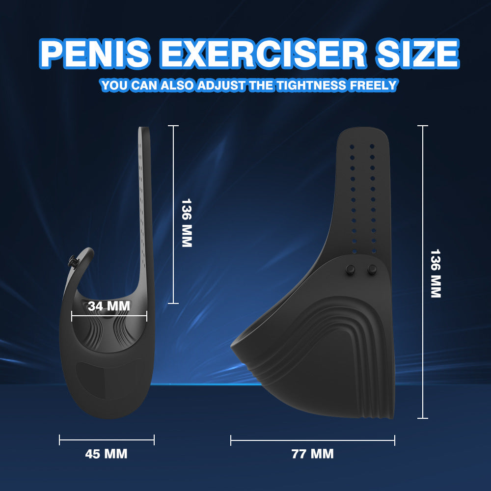 Flexible Adjustment 7 Vibration Modes Penis Masturbator-EROSREALM