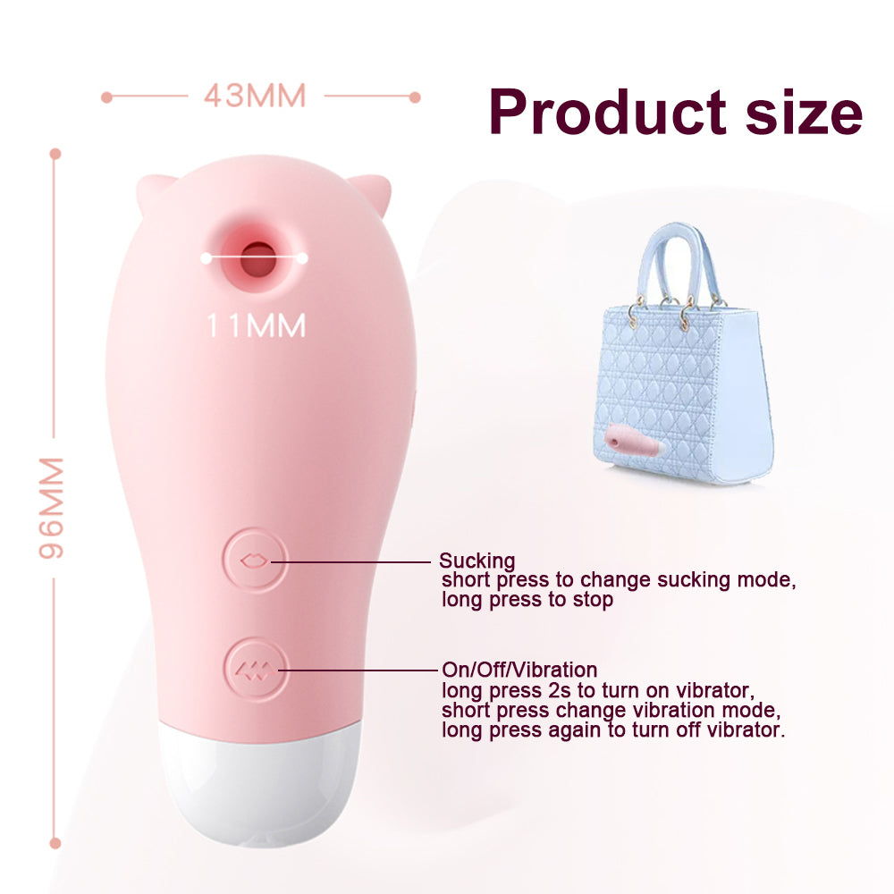 Sucking Vibrator Nipple Clitoral Stimulator-EROSREALM