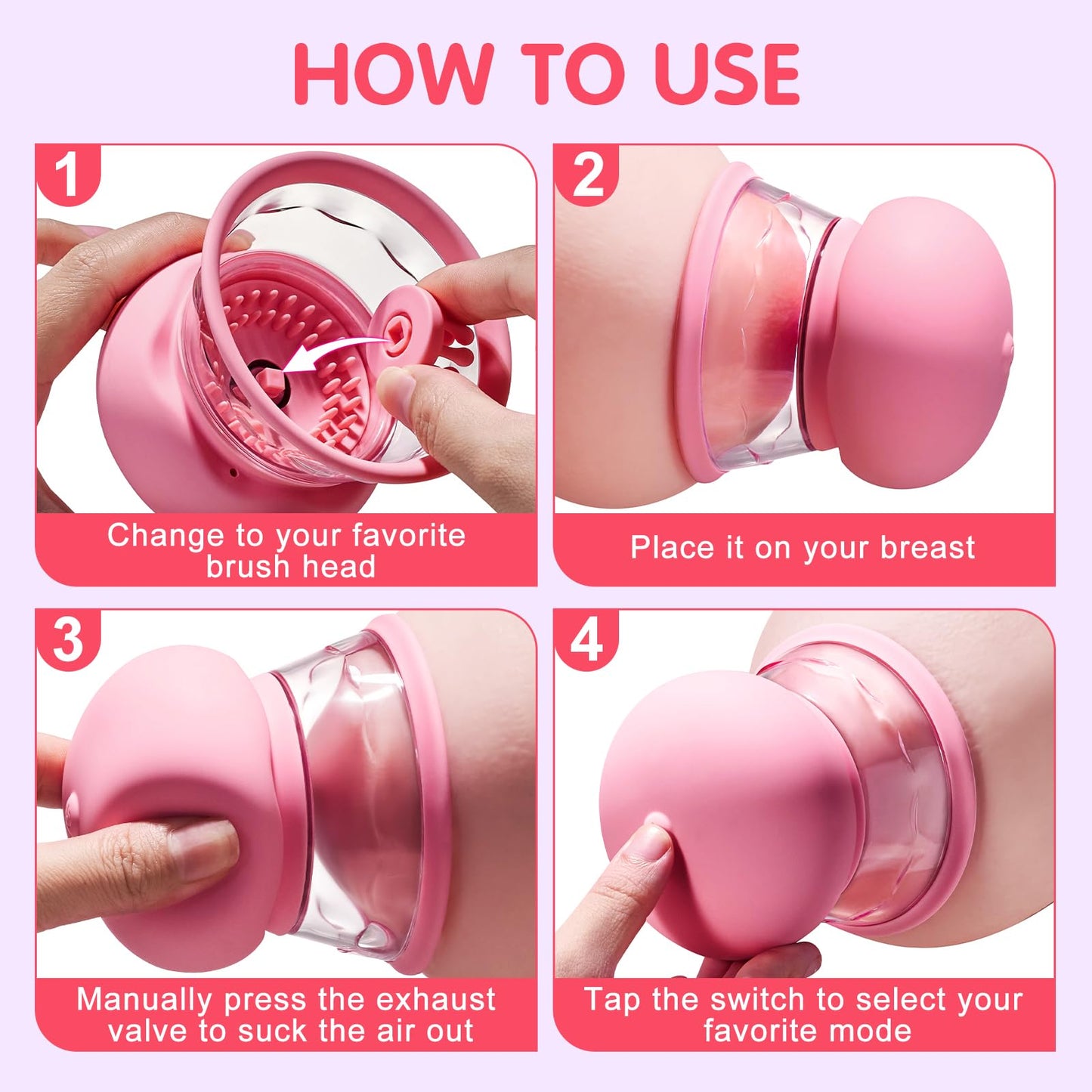 Nipple Sucking Vibrator Women Sex Toy-EROSREALM