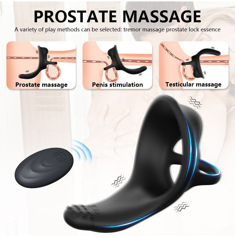 App & Wireless Remote Control Vibration Cock Ring & Prostate Massager-EROSREALM