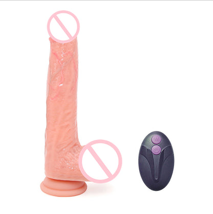 Vibration Thrusting Swing Realistic Silicone Dildo G-spot Stimulation Dildo-EROSREALM