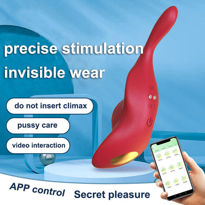 App Remote Vibrating Panties Wearable Vibrator Clitoral Stimulator-EROSREALM