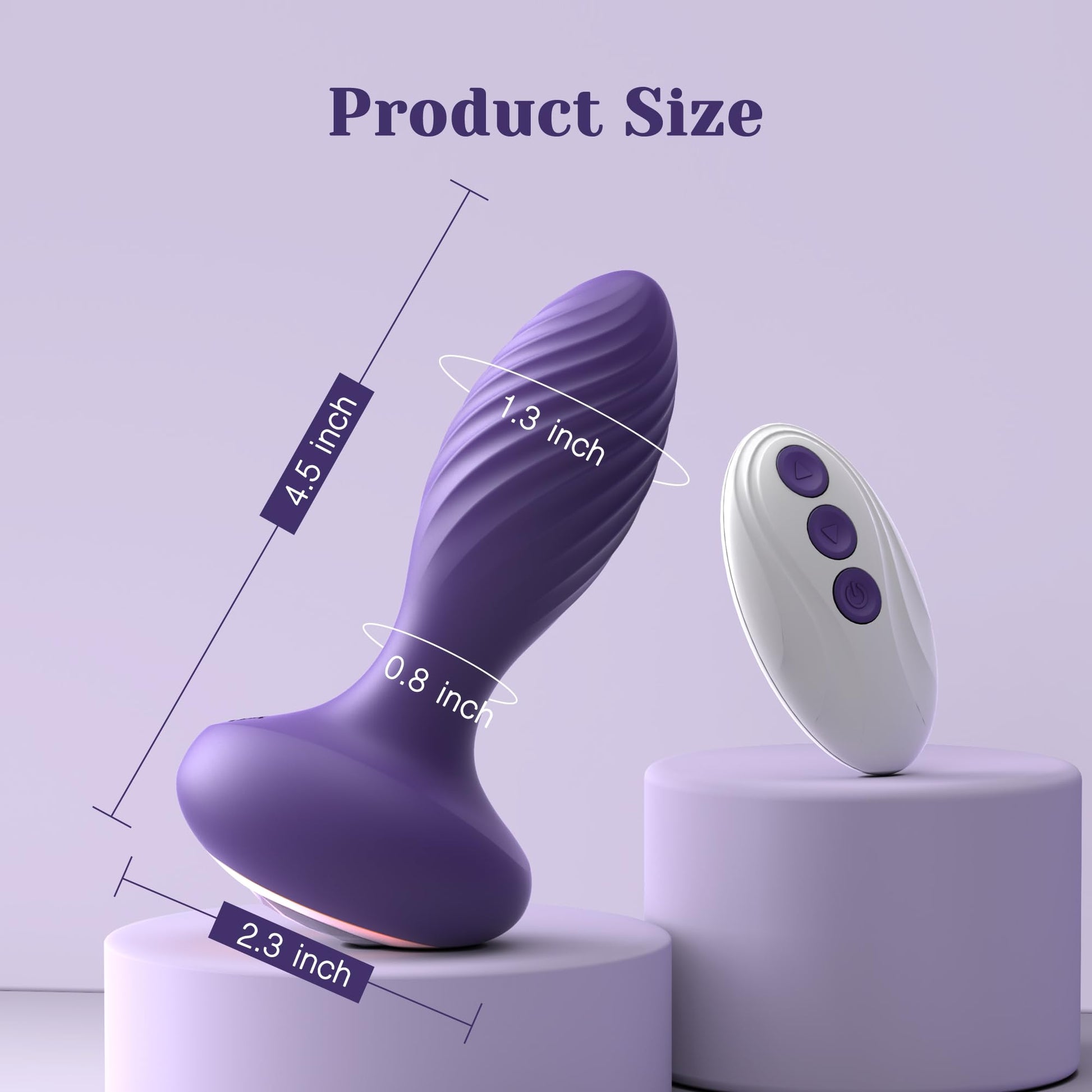 App & Remote Control Anal Vibrator-EROSREALM