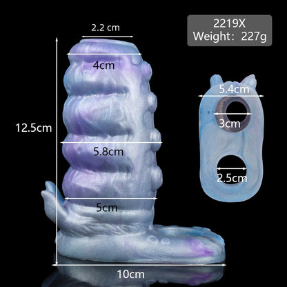 Nessie Monster Hollow Male Silicone Penis Sleeve-EROSREALM