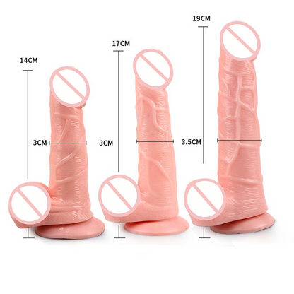 Remote Control Realistic Dildo Vibrator-EROSREALM