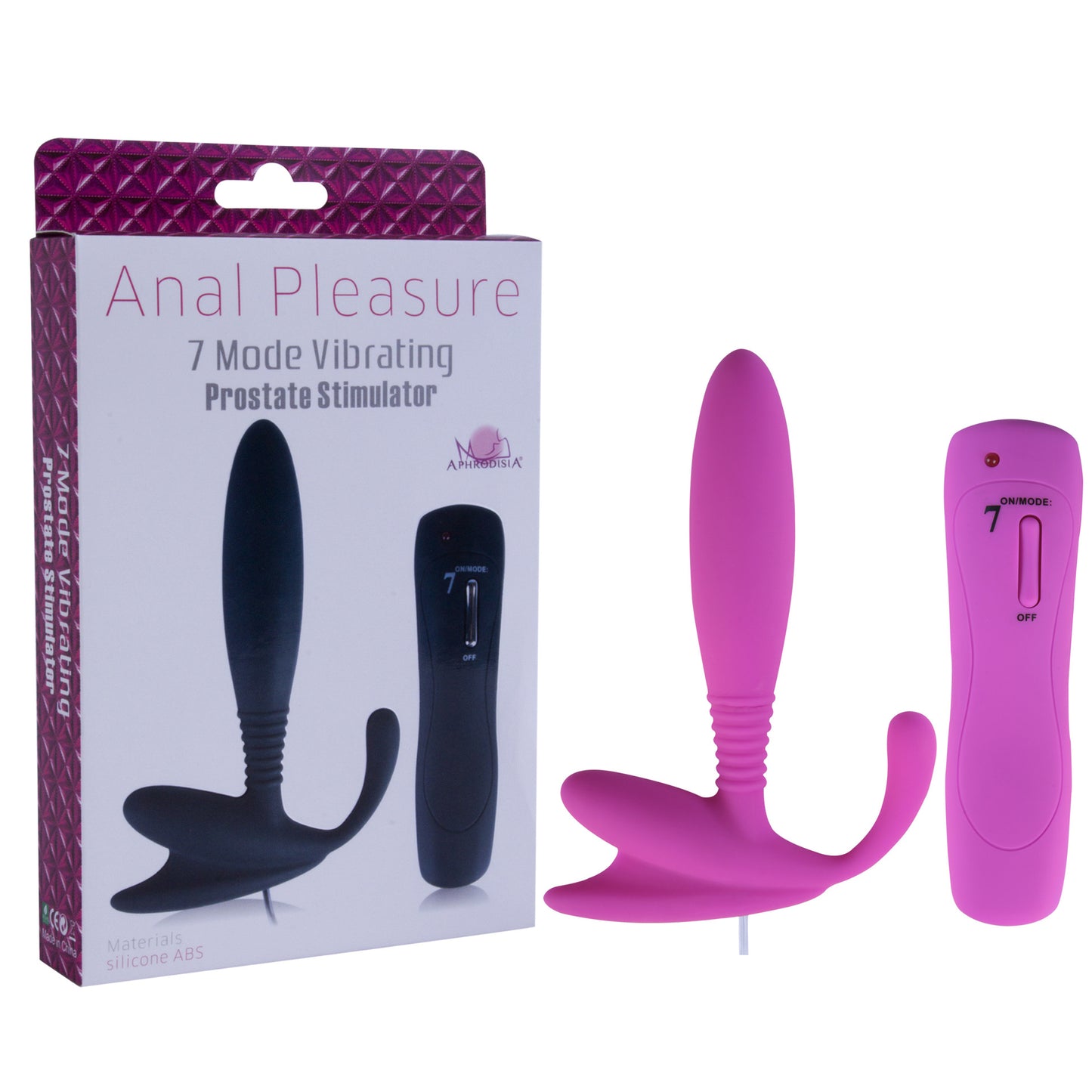 7 Frequency Pleasure Anchor Anal Plug Male Vibrating Prostate Stimulation-EROSREALM