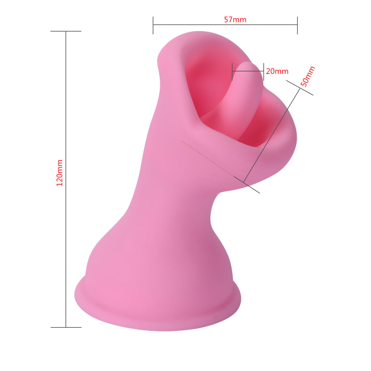 Wireless Remote Control 10-frequency Tongue Licking Oral Vibrator-EROSREALM