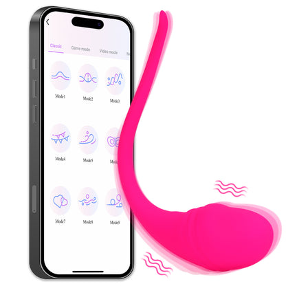 App Remote Control Multi-frequency Wearable Vibrator-EROSREALM