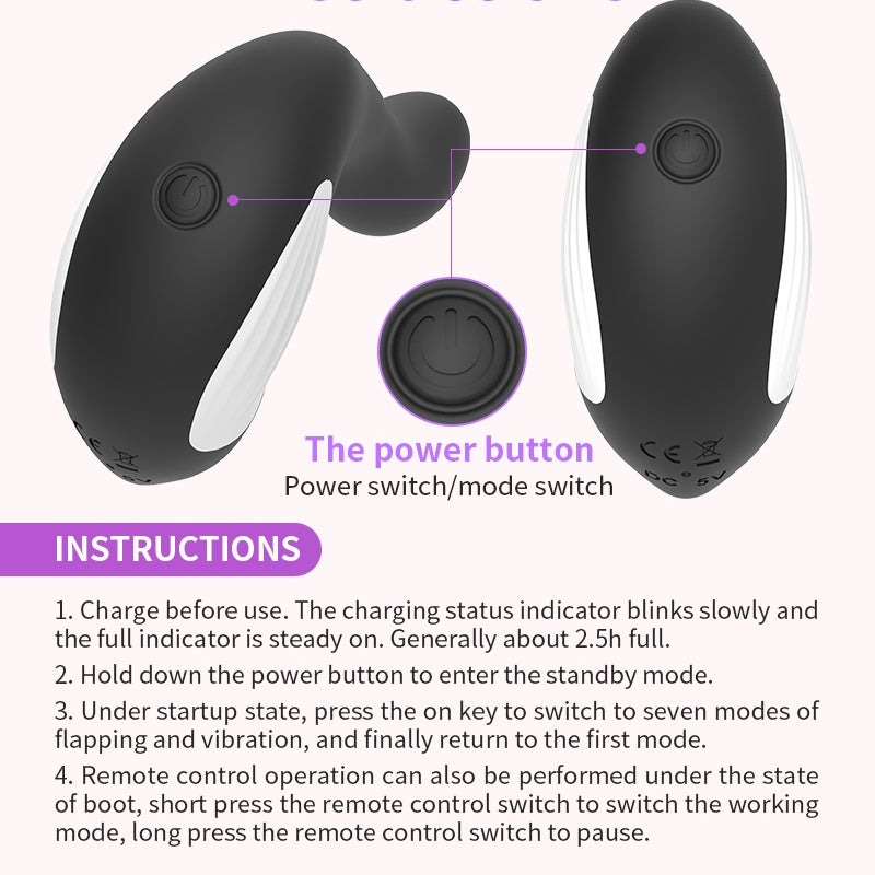 Swan Wireless Remote Control Wearable Vibrator-EROSREALM