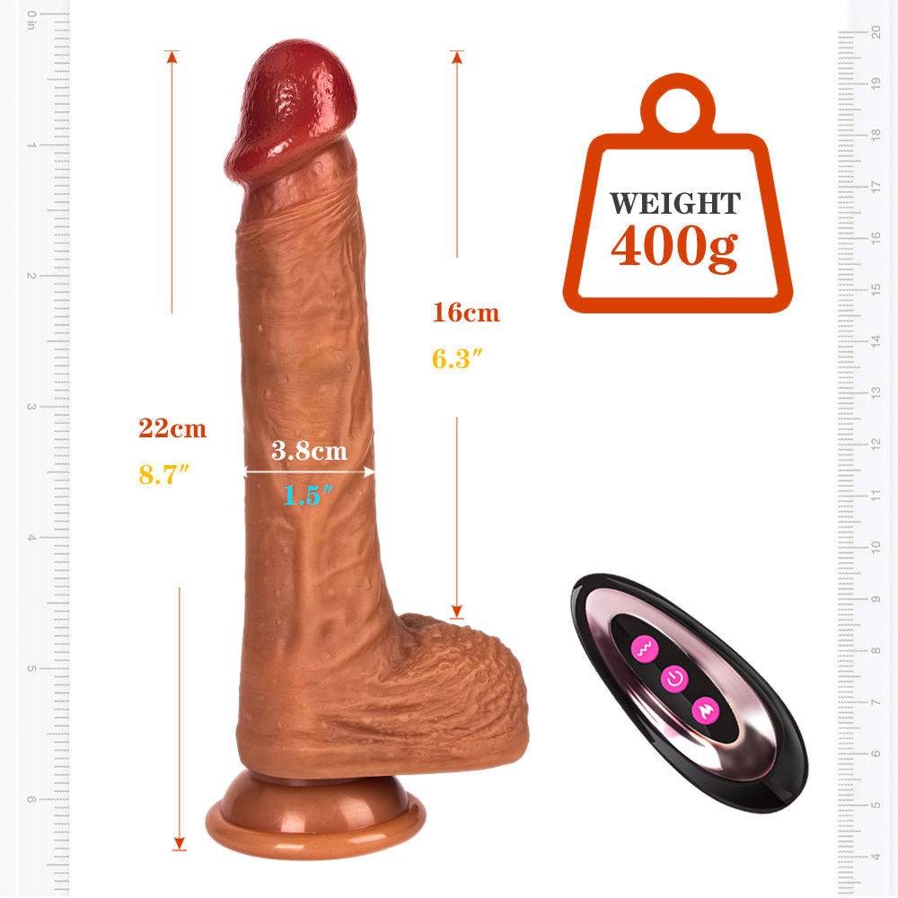 R19 4-in-1 Simulation Vibrating Dildo-EROSREALM