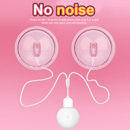 Three Head Breast Suction Vibrating Clitoral Stimulator Female Sex Toy-EROSREALM