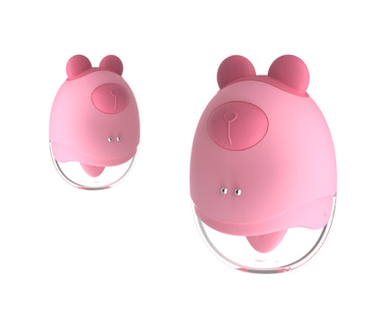 Little Bear Multi Frequency Tongue Licking Clitoral Nipple Massager-EROSREALM