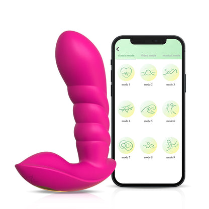 App Control Wearable G-spot Vibrating Panties-EROSREALM