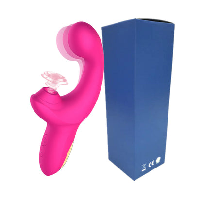 Sucking/Tapping Vibrators. Come Hither/Vibration G Spot Stimulator. 2 In 1 Sex Toy-EROSREALM