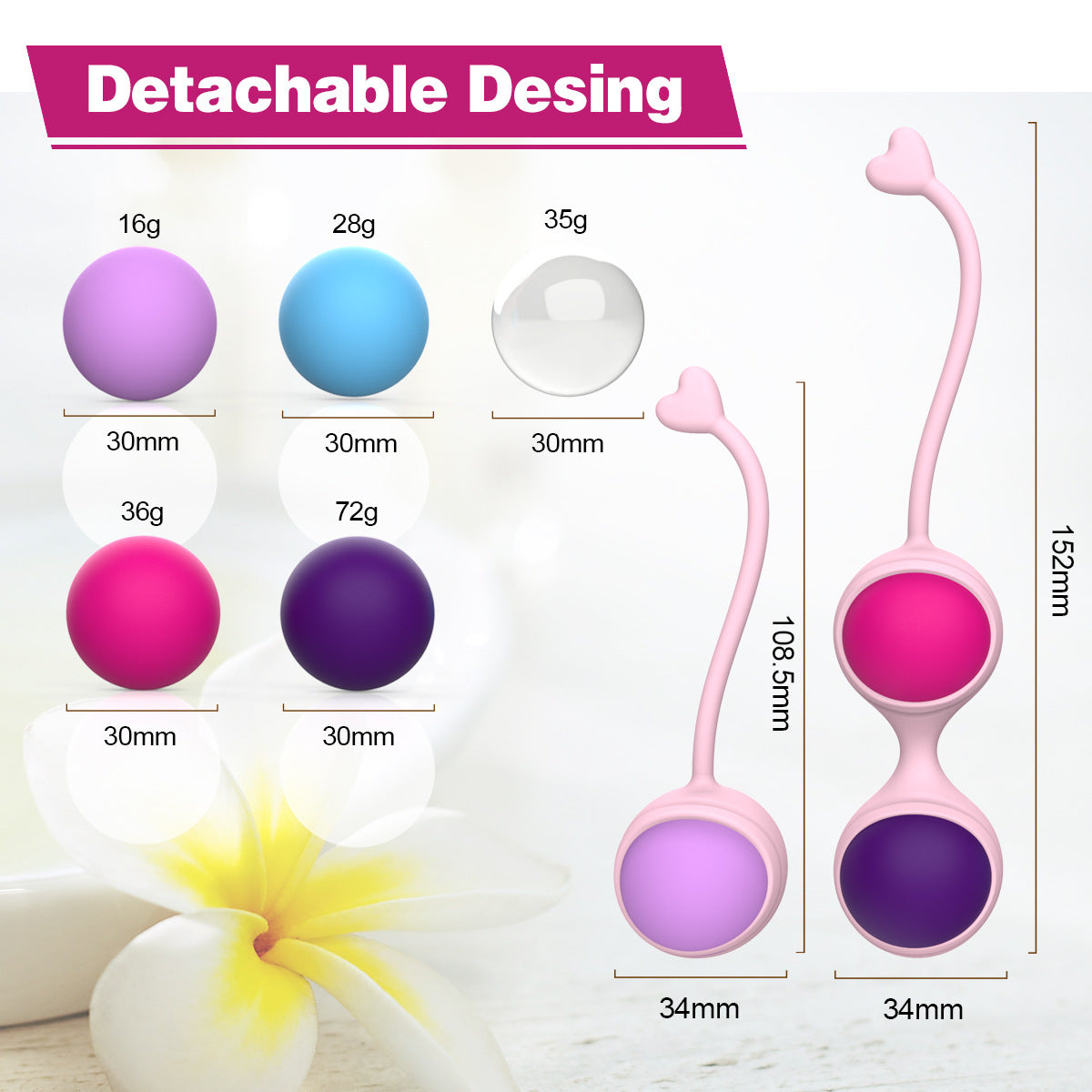 Different Weight Kegel Ball 5 Pieces Set-EROSREALM