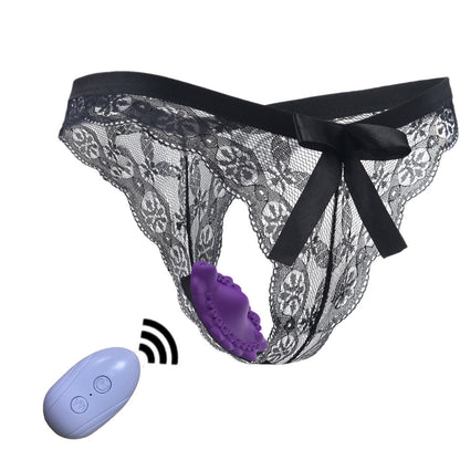 Wireless / App Remote Control 2-in-1 Wearable Vibrator With Panty-EROSREALM