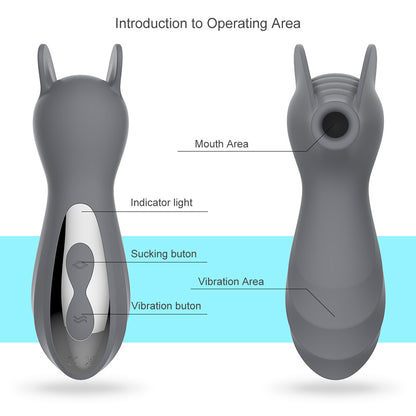 Snapdragon 6 Suction Mode Vibrator-EROSREALM