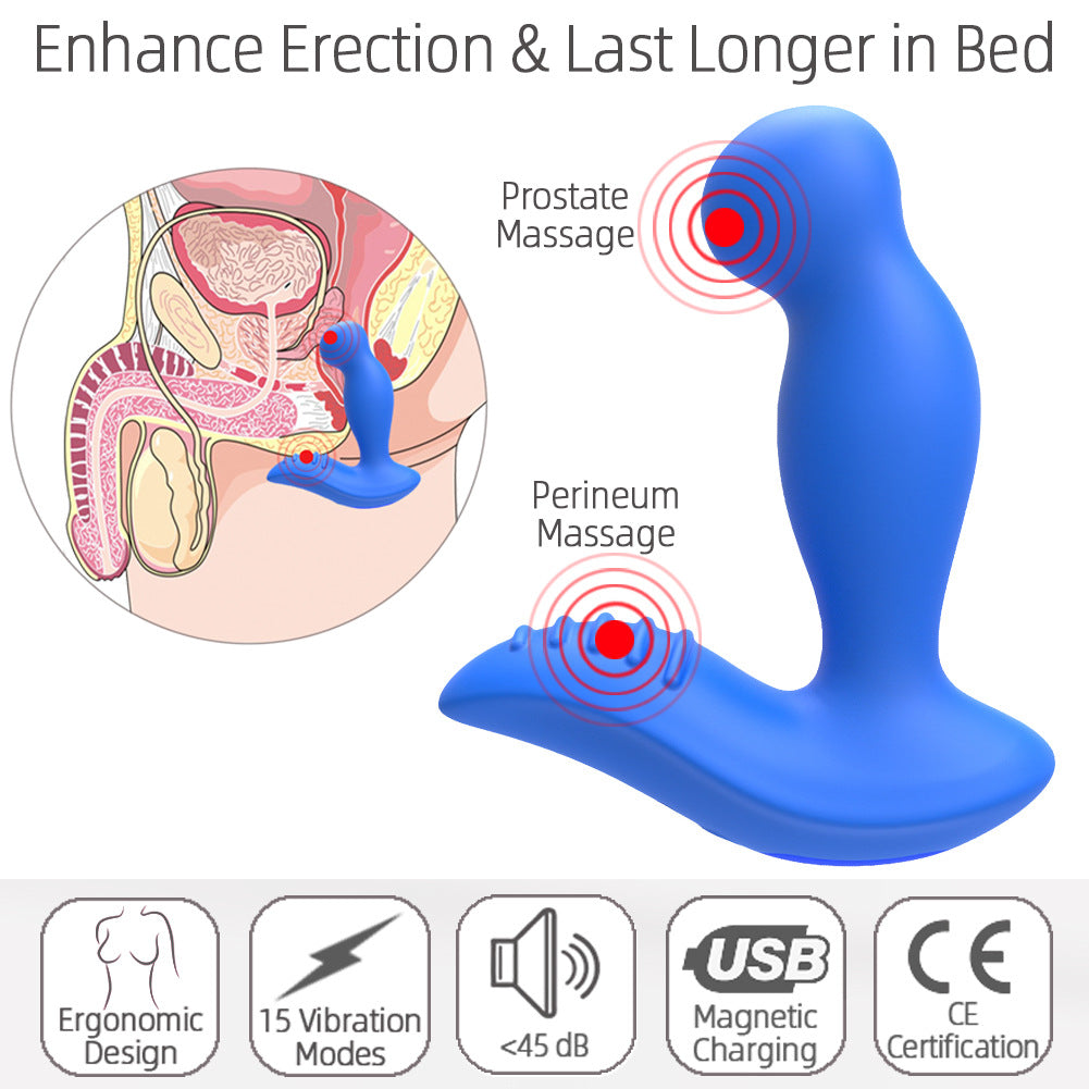 Men's Prostate Massager Pull Bead Anal Plug Masturbator-EROSREALM