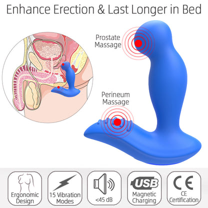 Men's Prostate Massager Pull Bead Anal Plug Masturbator-EROSREALM