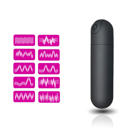 10 Modes Mini Bullet Vibrator Nipple Clitorals Stimulator Adult Sex Toys For Women-EROSREALM