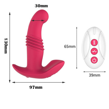 2-in-1 Thrusting Panty Vibrator-EROSREALM