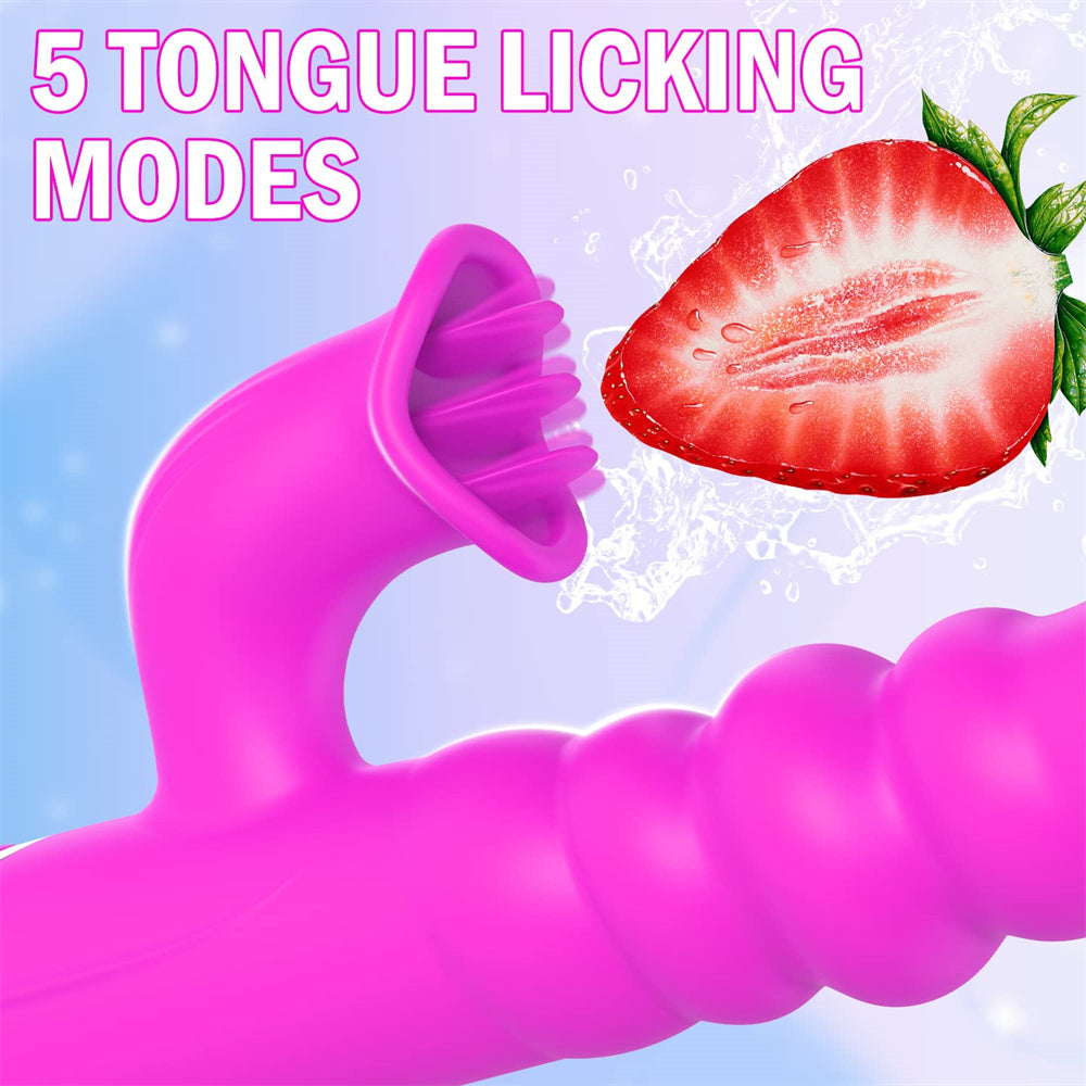 4 In 1 Thrusting Rotation Rabbit Vibrator G Spot Vibrator-EROSREALM