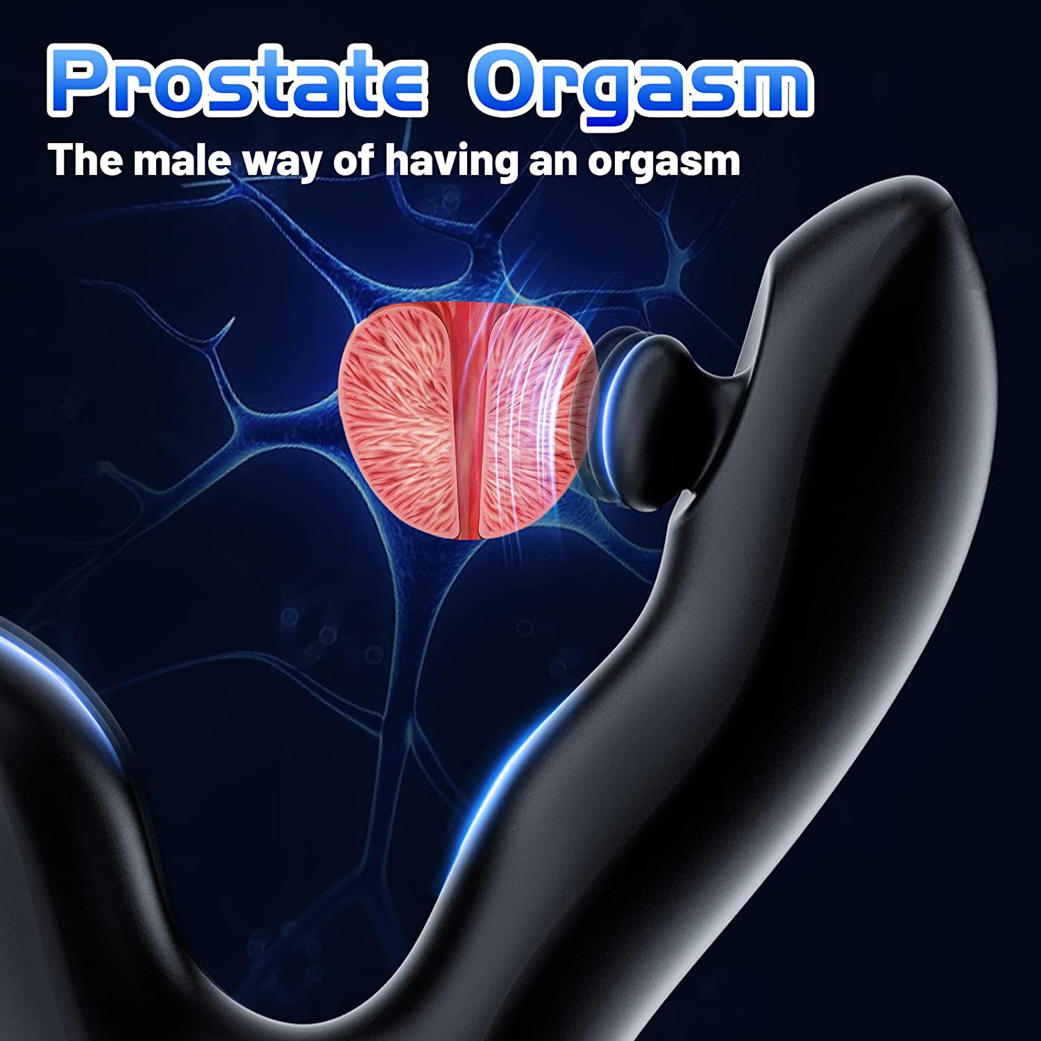 2-in-1 Tapping & Vibrating Prostate Massager-EROSREALM