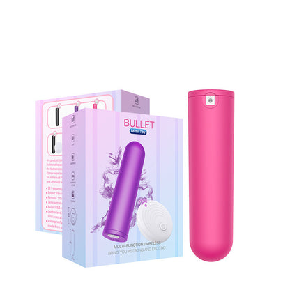 10 Speeds Remote Control Mini Lipstick Bullet Vibrator-EROSREALM